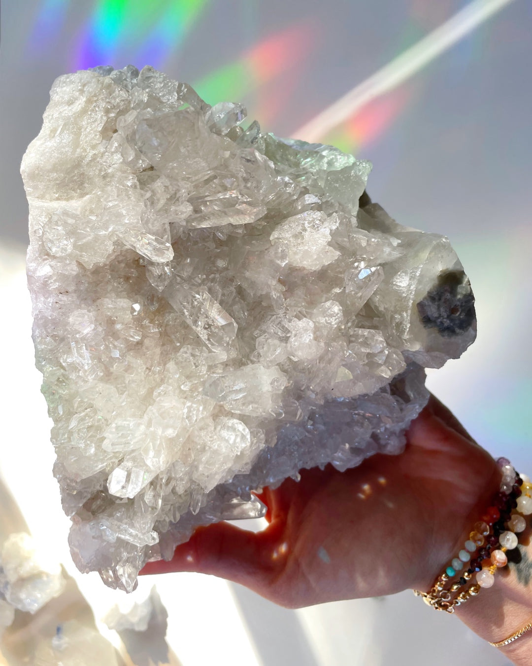 Clear Quartz Cluster - Baltic Mermaid