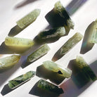 Prehnite with Epidote Lil Tower - Baltic Mermaid
