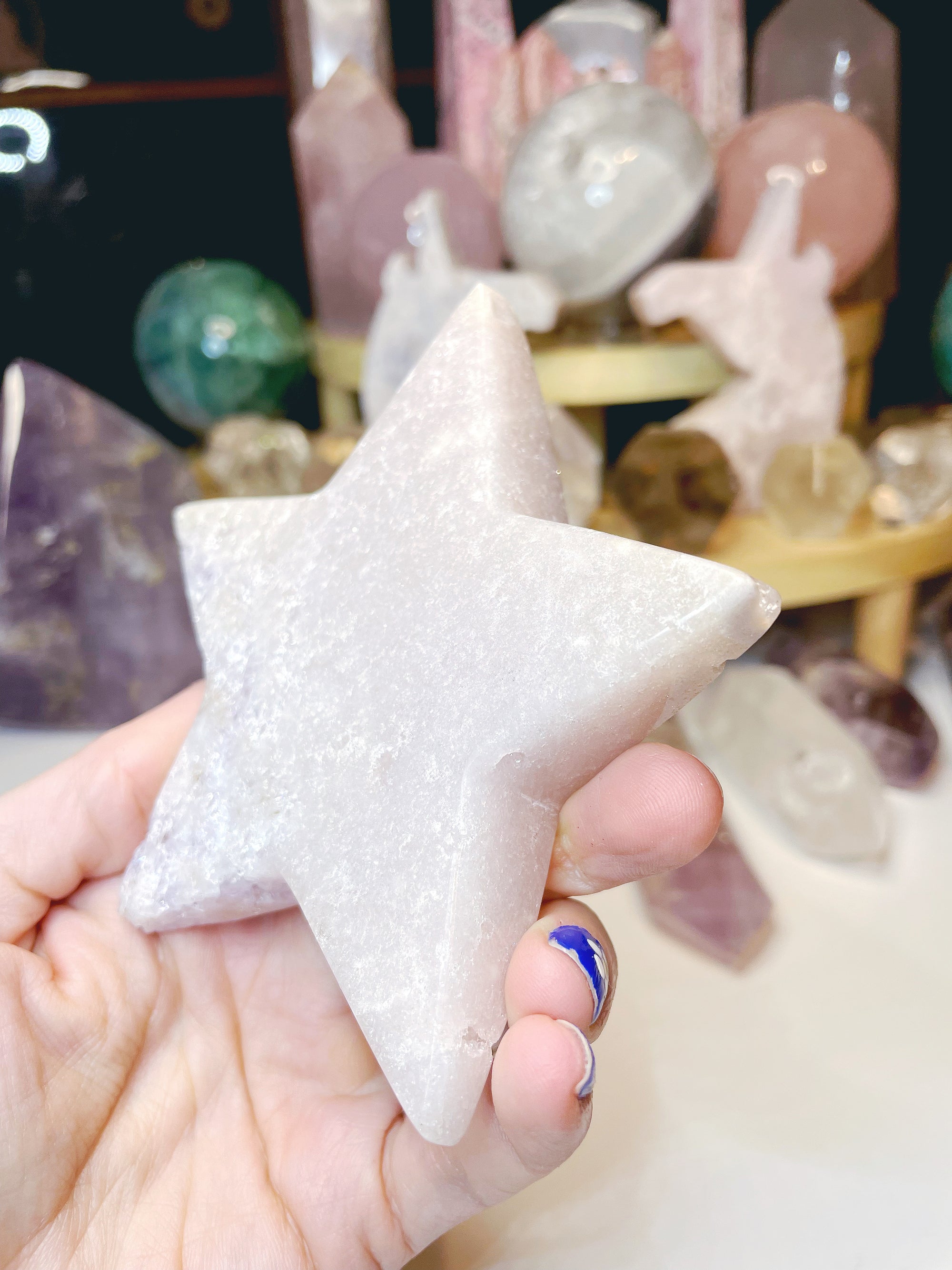 Pink Amethyst Star