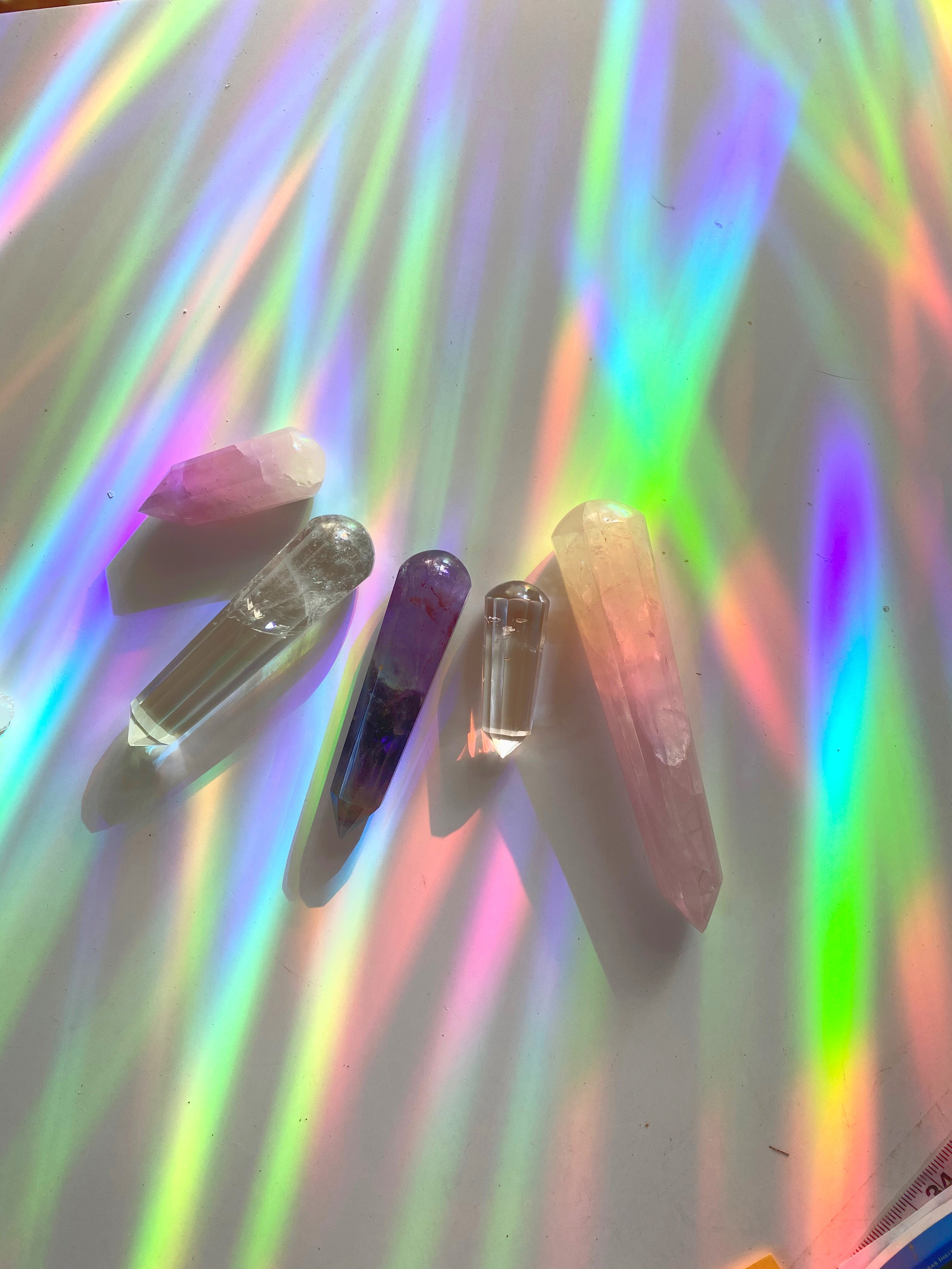 Crystals by the Moonlight Rainbow Prism Window Decal - Baltic Mermaid