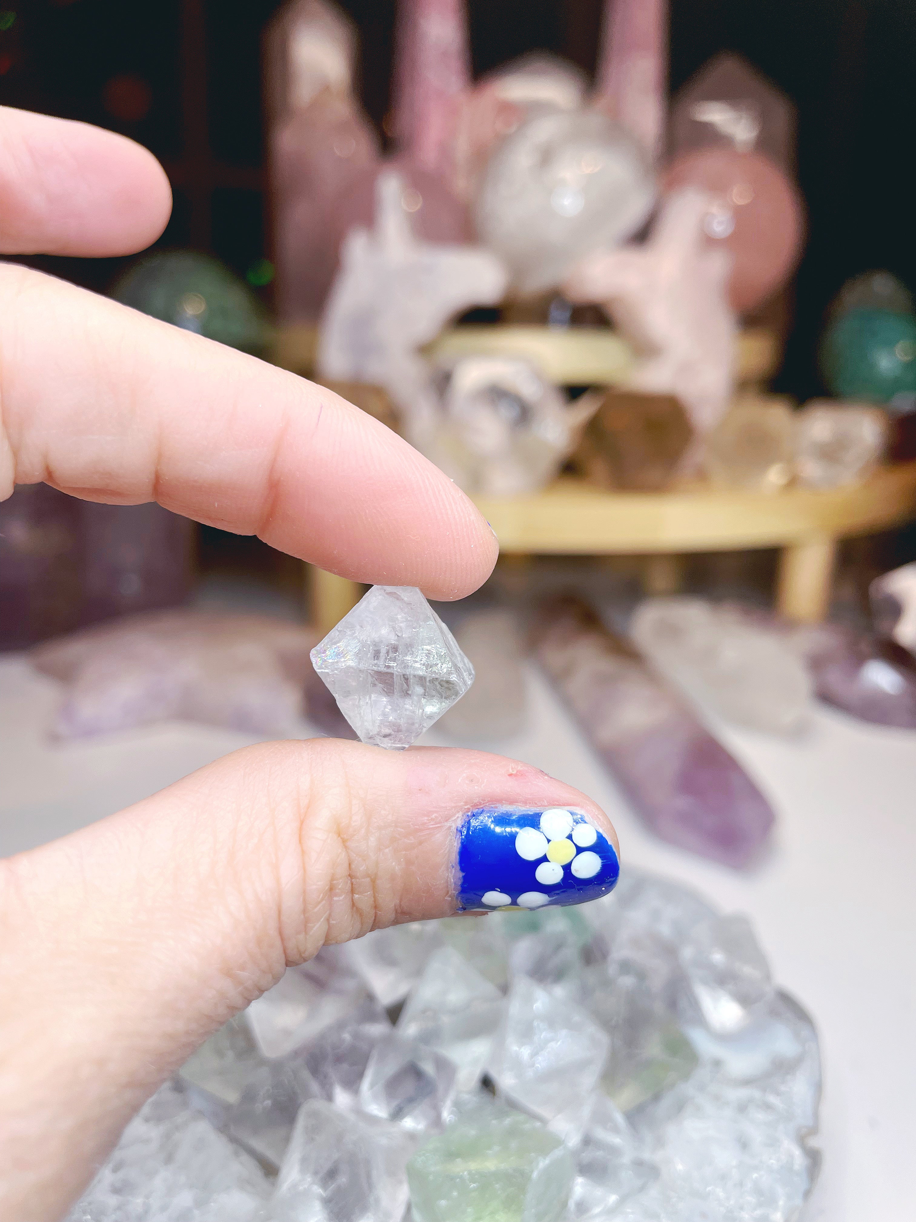 Lil Fluorite Octahedron - Baltic Mermaid