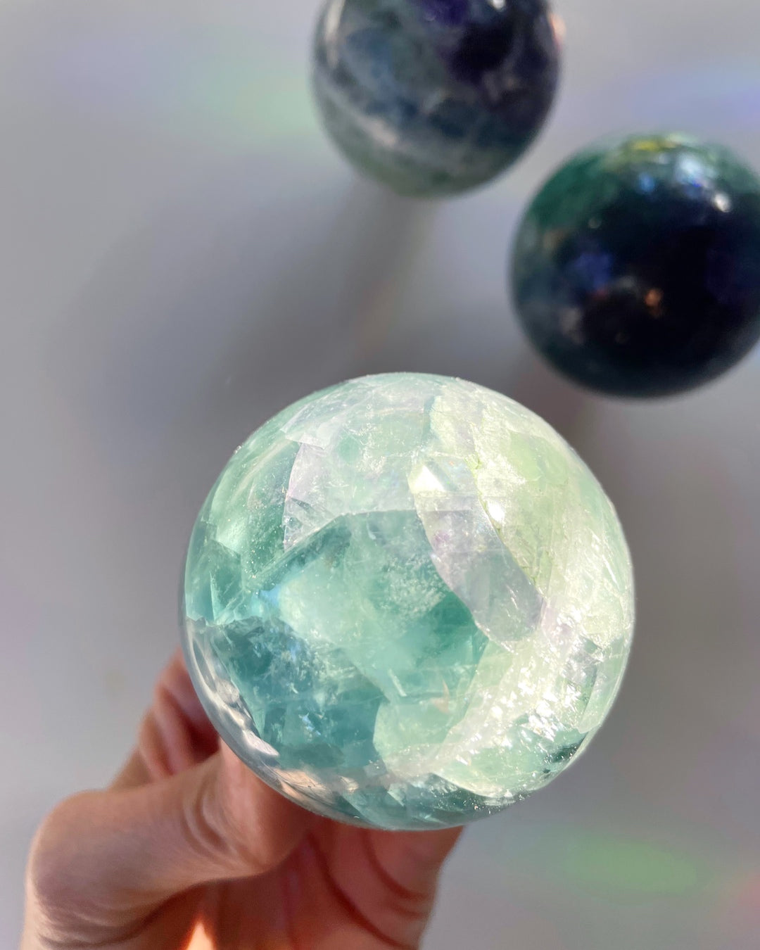 Fluorite Sphere - Baltic Mermaid