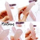 Rose Quartz Wands - Baltic Mermaid