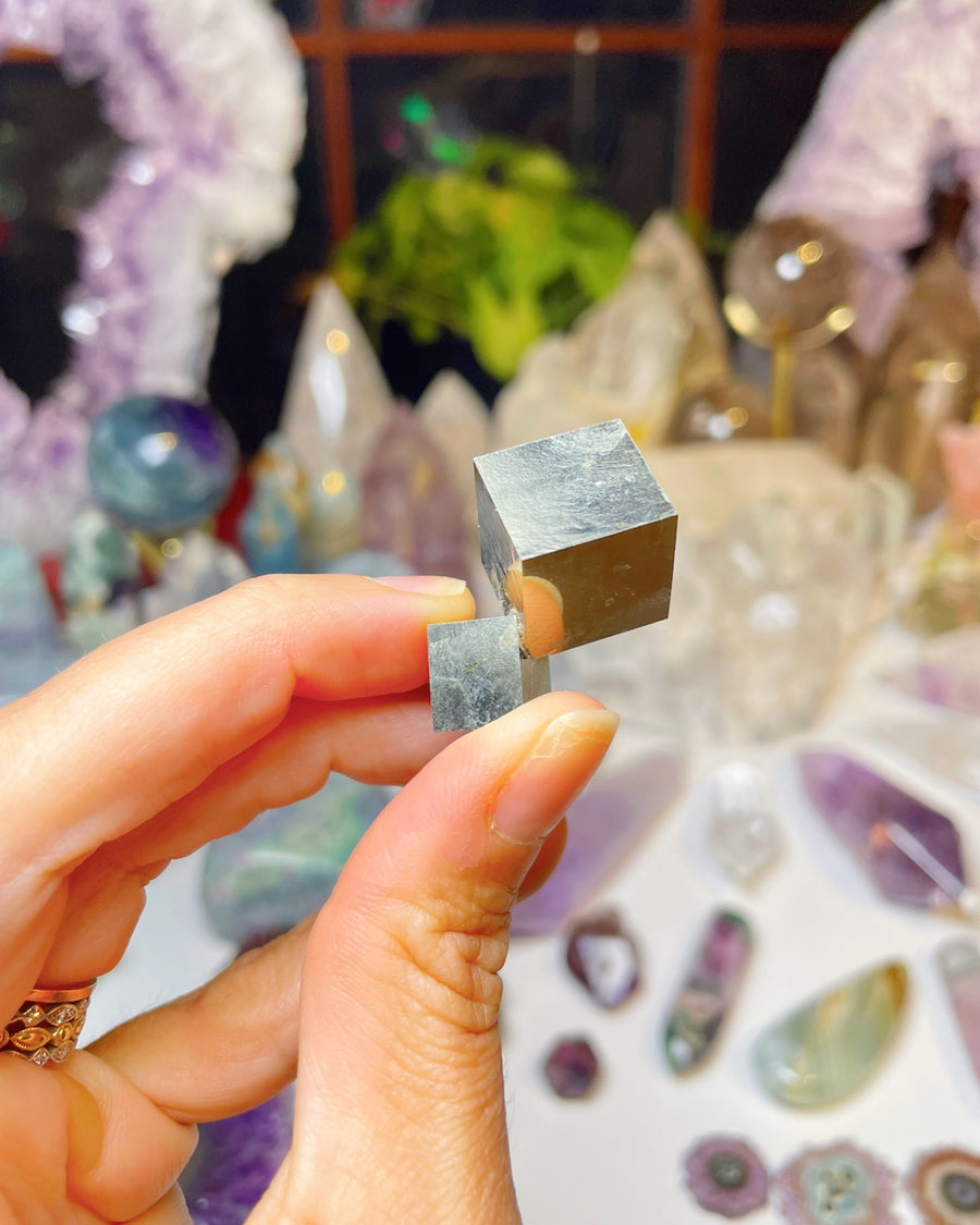 Natural Pyrite Cube Cluster - 23B