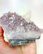 Amethyst Cluster w/ Calcite - Baltic Mermaid