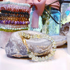 Prehnite with Epidote Candy Bracelet - Baltic Mermaid