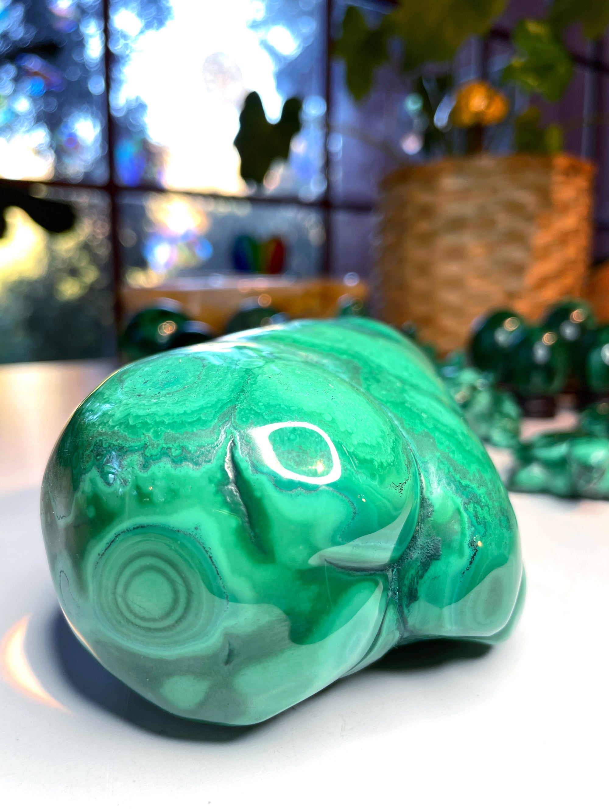 Large Polished Malachite