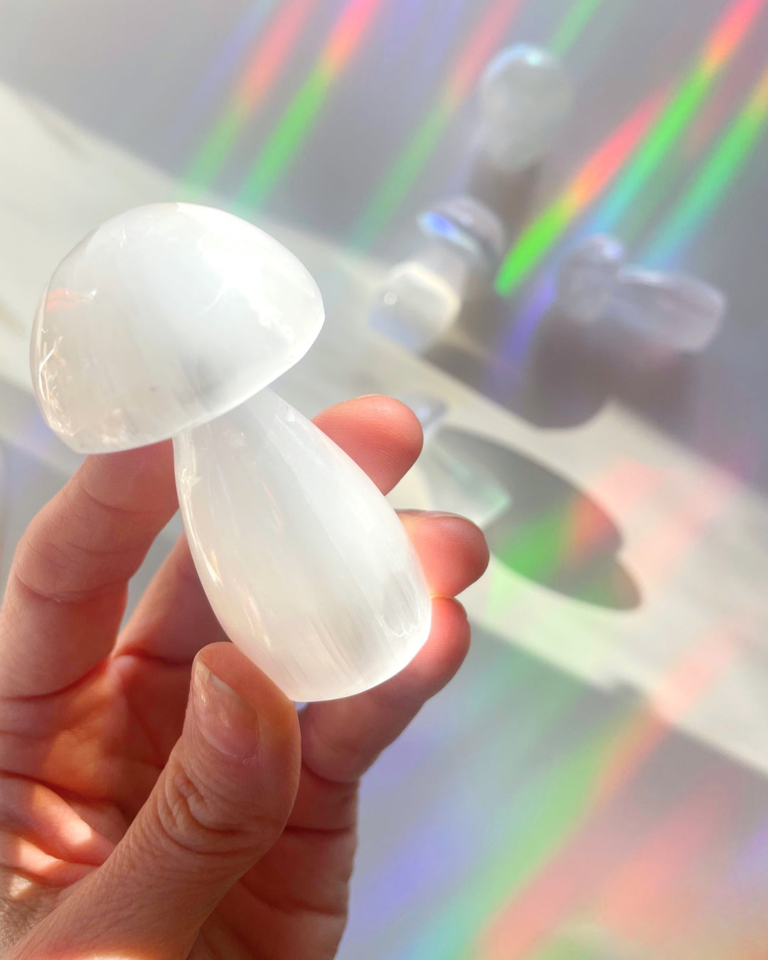 Selenite Mushrooms - Baltic Mermaid