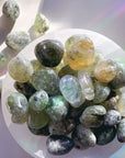 Prehnite with Epidote Tumbled Stones