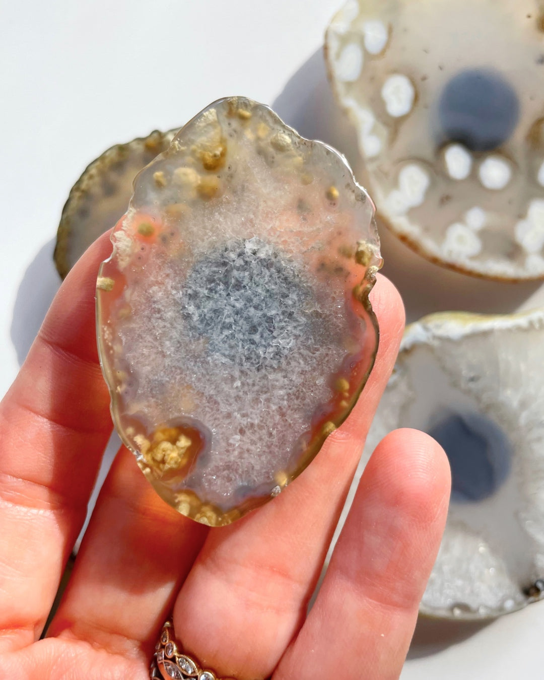 Agate Magnet Set G - Baltic Mermaid