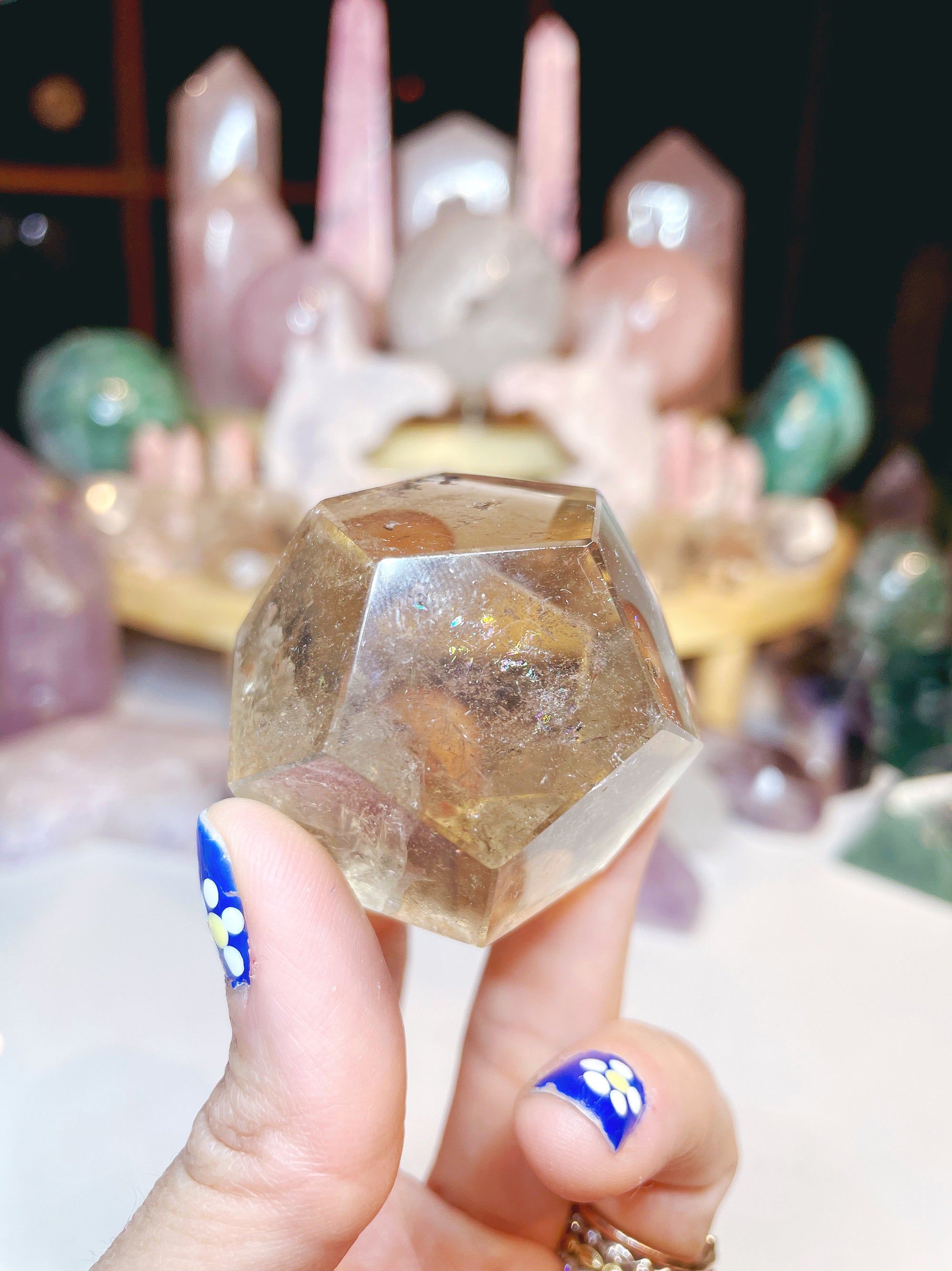 Smoky Quartz Dodecahedron