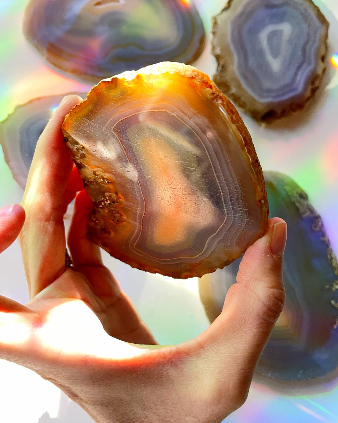 Banded Agate Slab