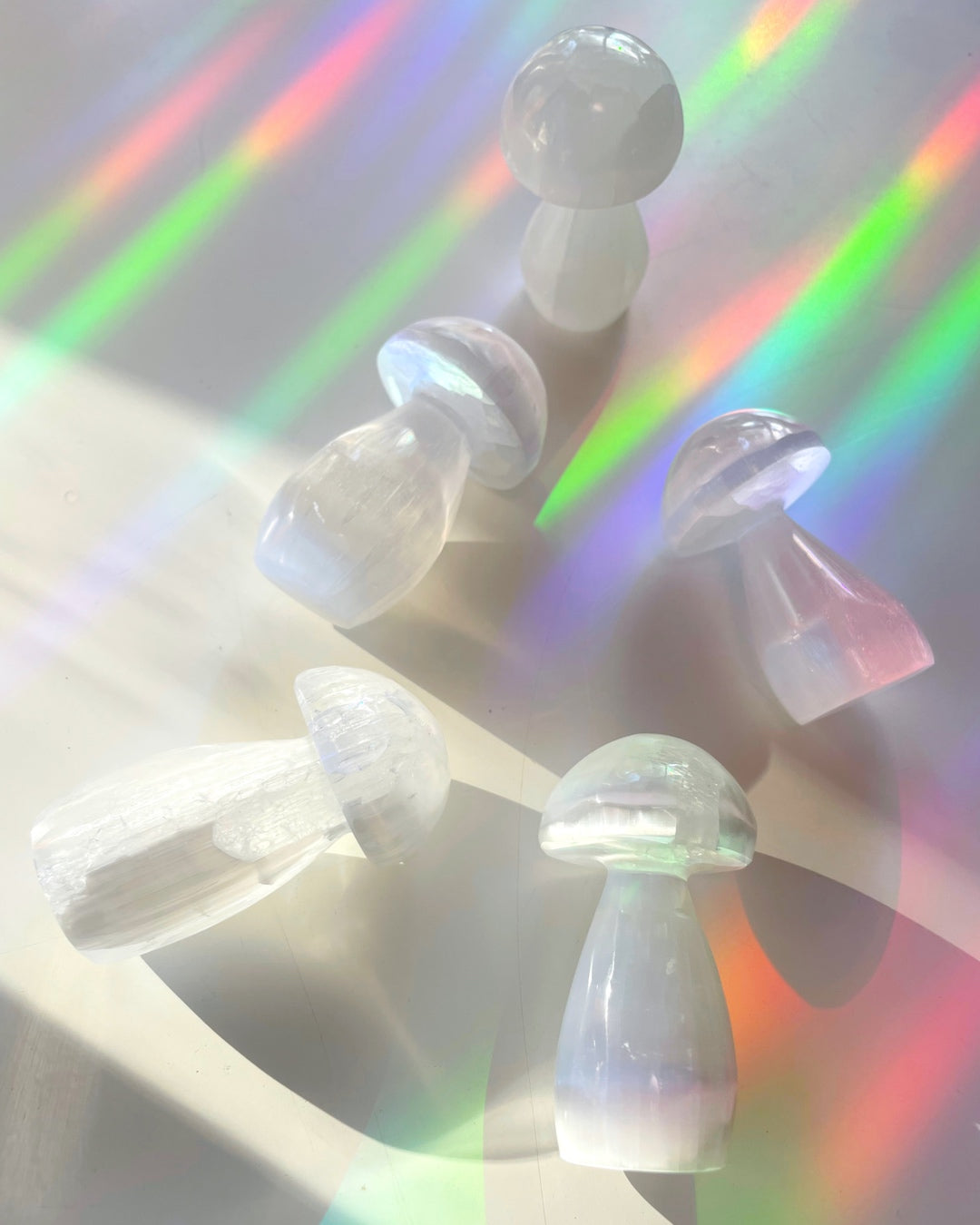 Selenite Mushrooms - Baltic Mermaid