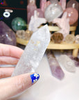 Double Terminated Clear Quartz Point w/ inclusions