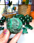 Malachite Carved Sphere