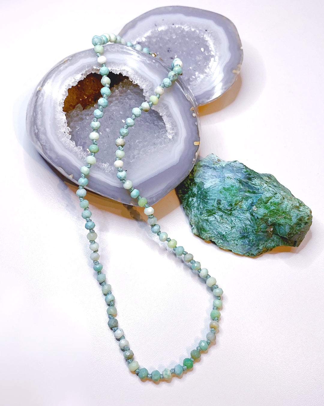 Chrysoprase Candy Necklace - Baltic Mermaid