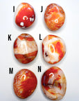 Carnelian Agate Palm Stones