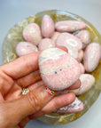 Rhodonite Palm Stones