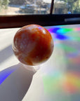 Flower Agate Sphere