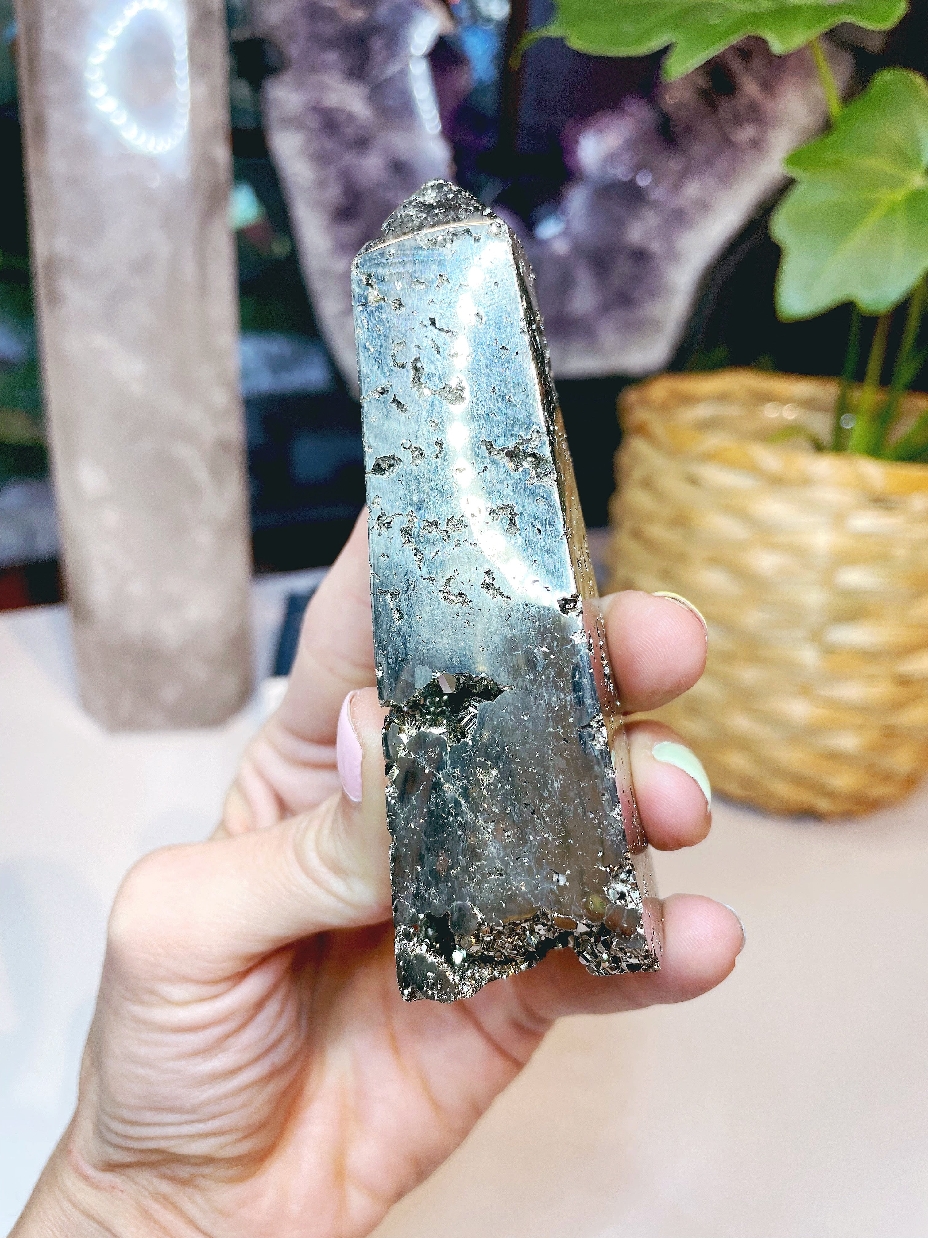 Pyrite Obelisk - Baltic Mermaid