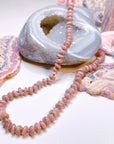 Rhodochrosite Candy Necklace