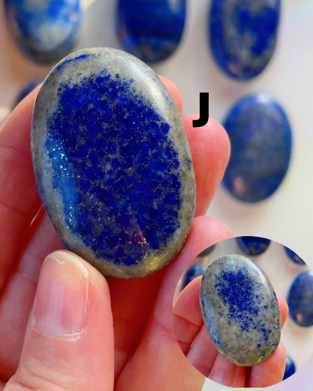 Lapis Lazuli Palm Stones