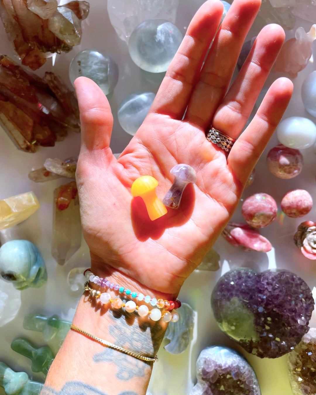 Flower Agate Bracelet - Baltic Mermaid