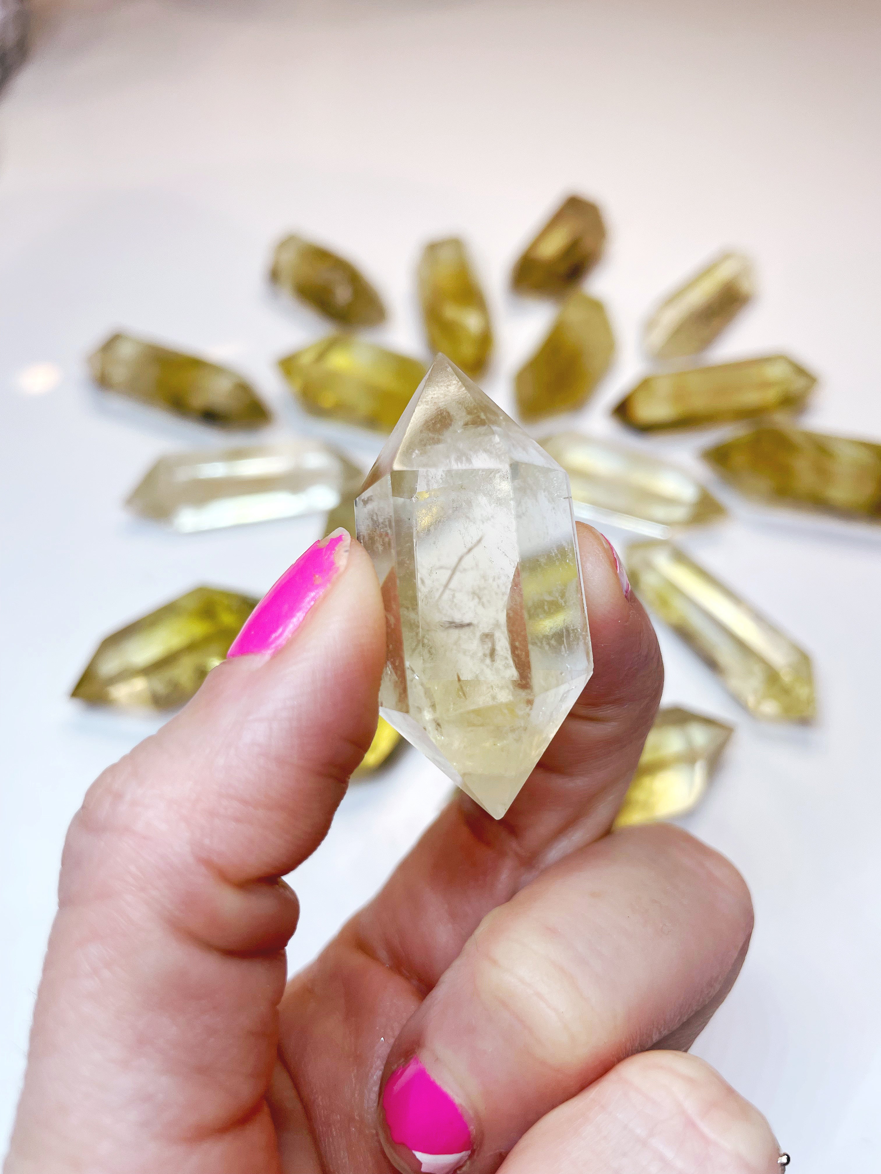 Double Terminated Citrine Point - Baltic Mermaid