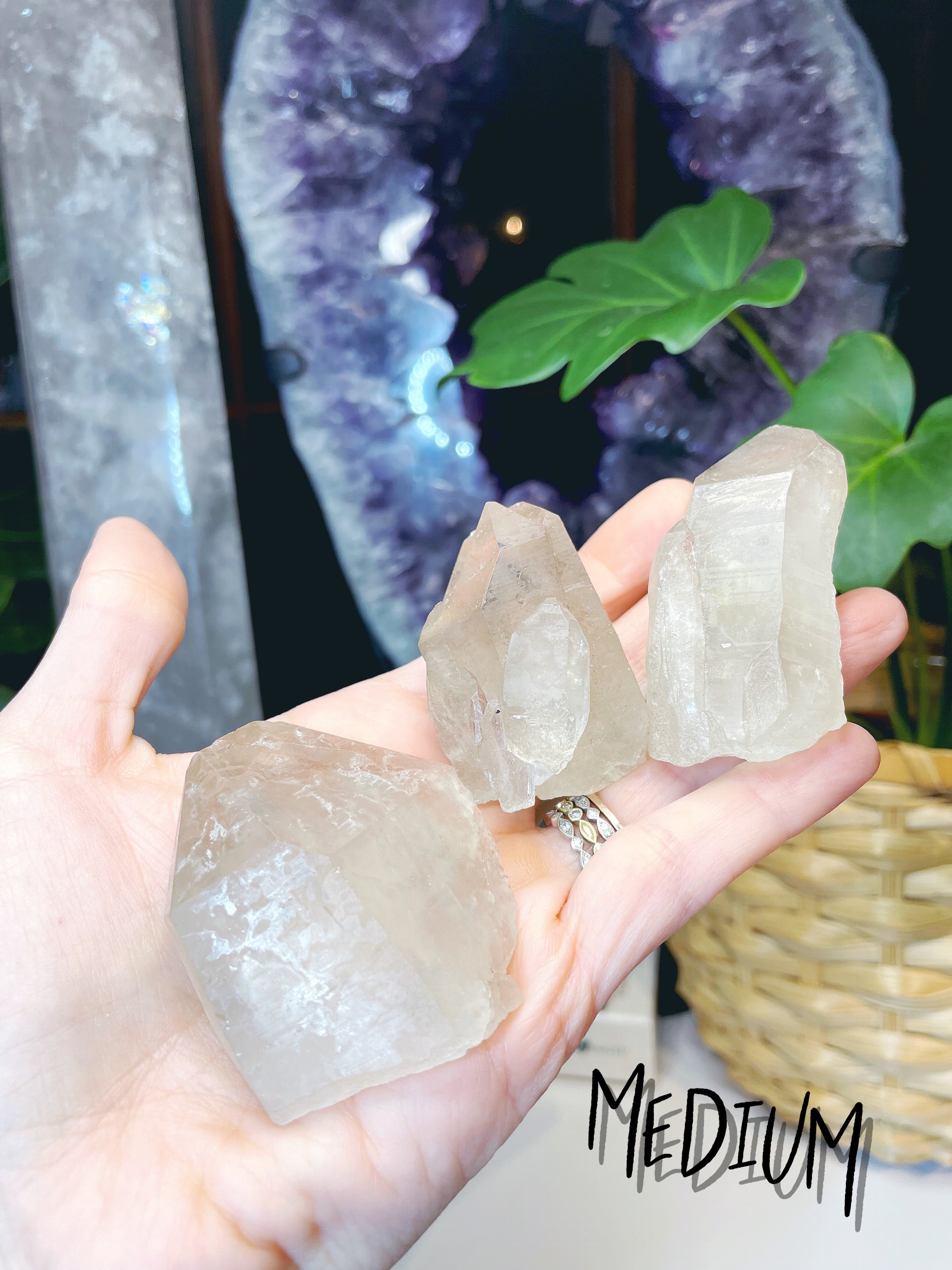 Natural Smoky Quartz Points - Baltic Mermaid