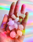Rose Quartz Mushrooms