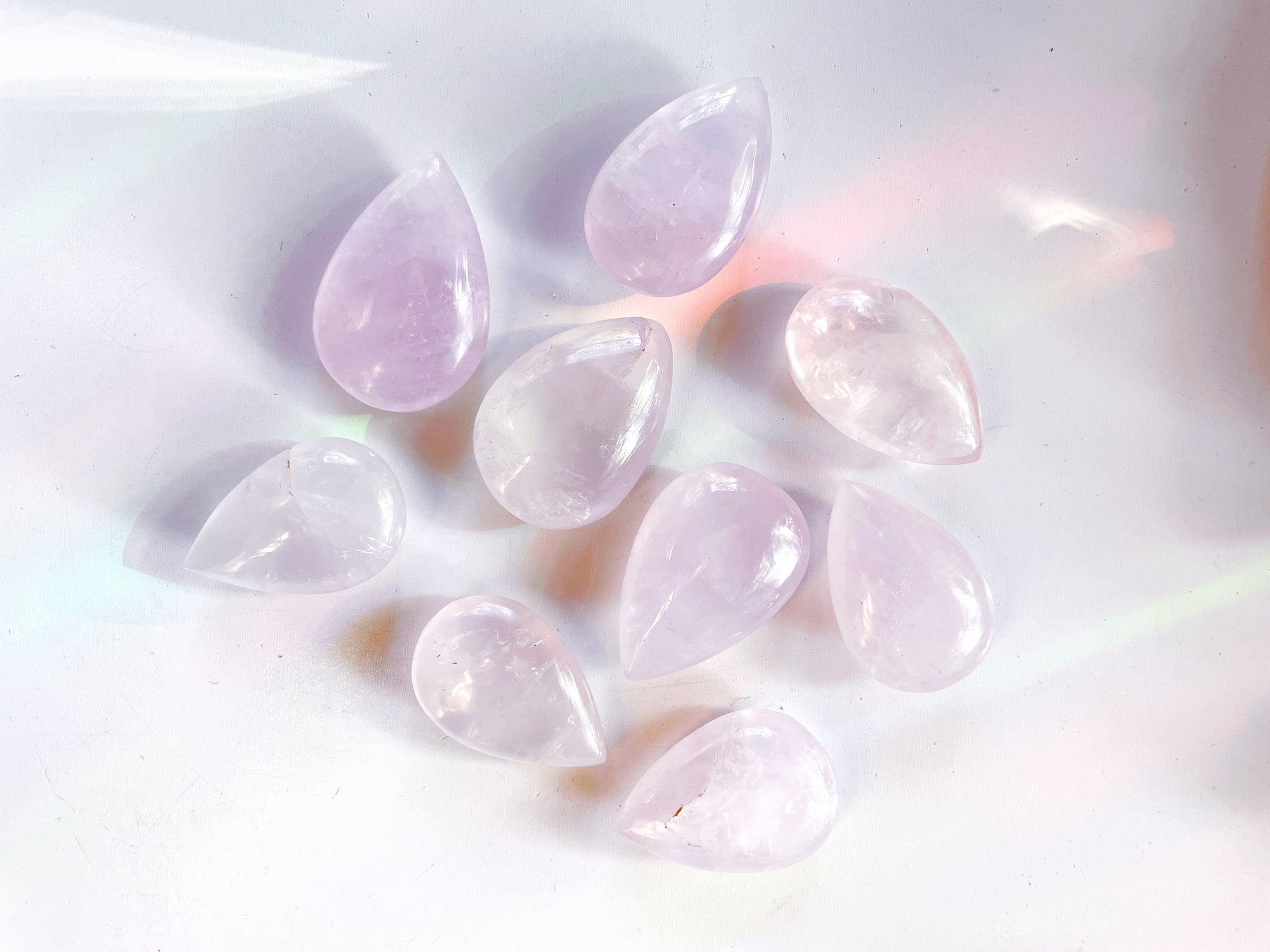 Rose Quartz Teardrop